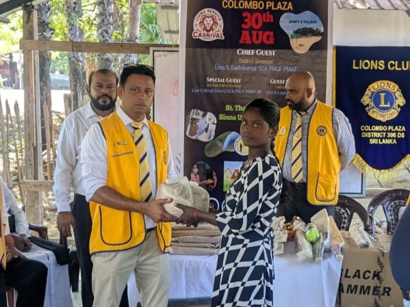 Distributing Dry Ration Packs @Service Carnival