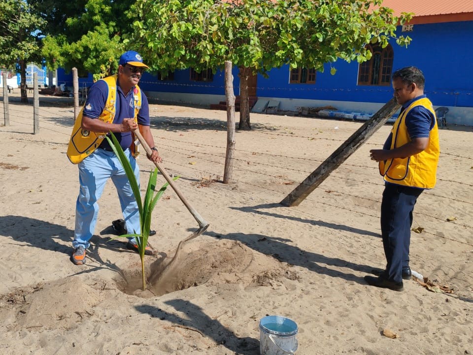 Planting 50 Coconut Trees @Service Carnival