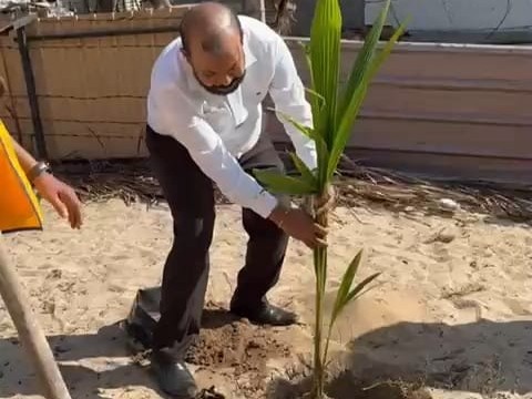 Planting 50 Coconut Trees @Service Carnival