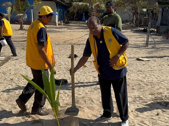 Planting 50 Coconut Trees @Service Carnival