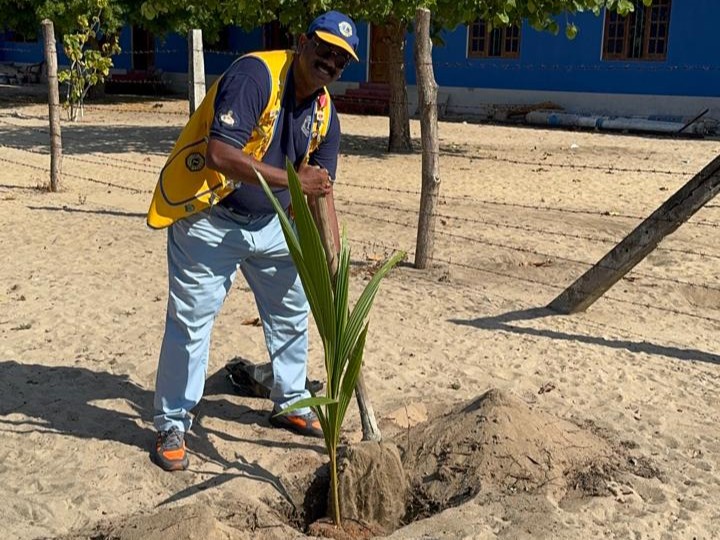 Planting 50 Coconut Trees @Service Carnival