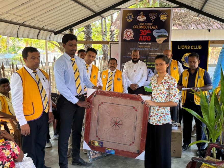 Distributed Sports Equipment to Youth @Service Carnival