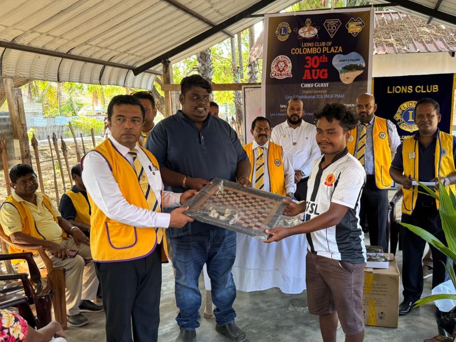 Distributed Sports Equipment to Youth @Service Carnival